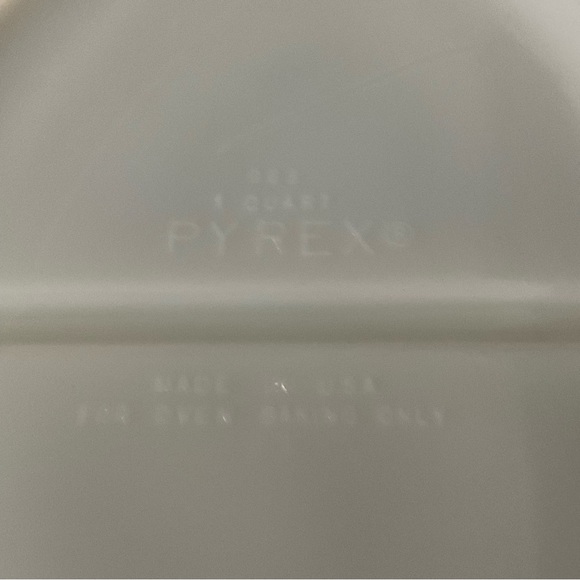 Vintage Old Orchard Pyrex divided casserole with lid 1 quart two tone brown - Picture 7 of 10